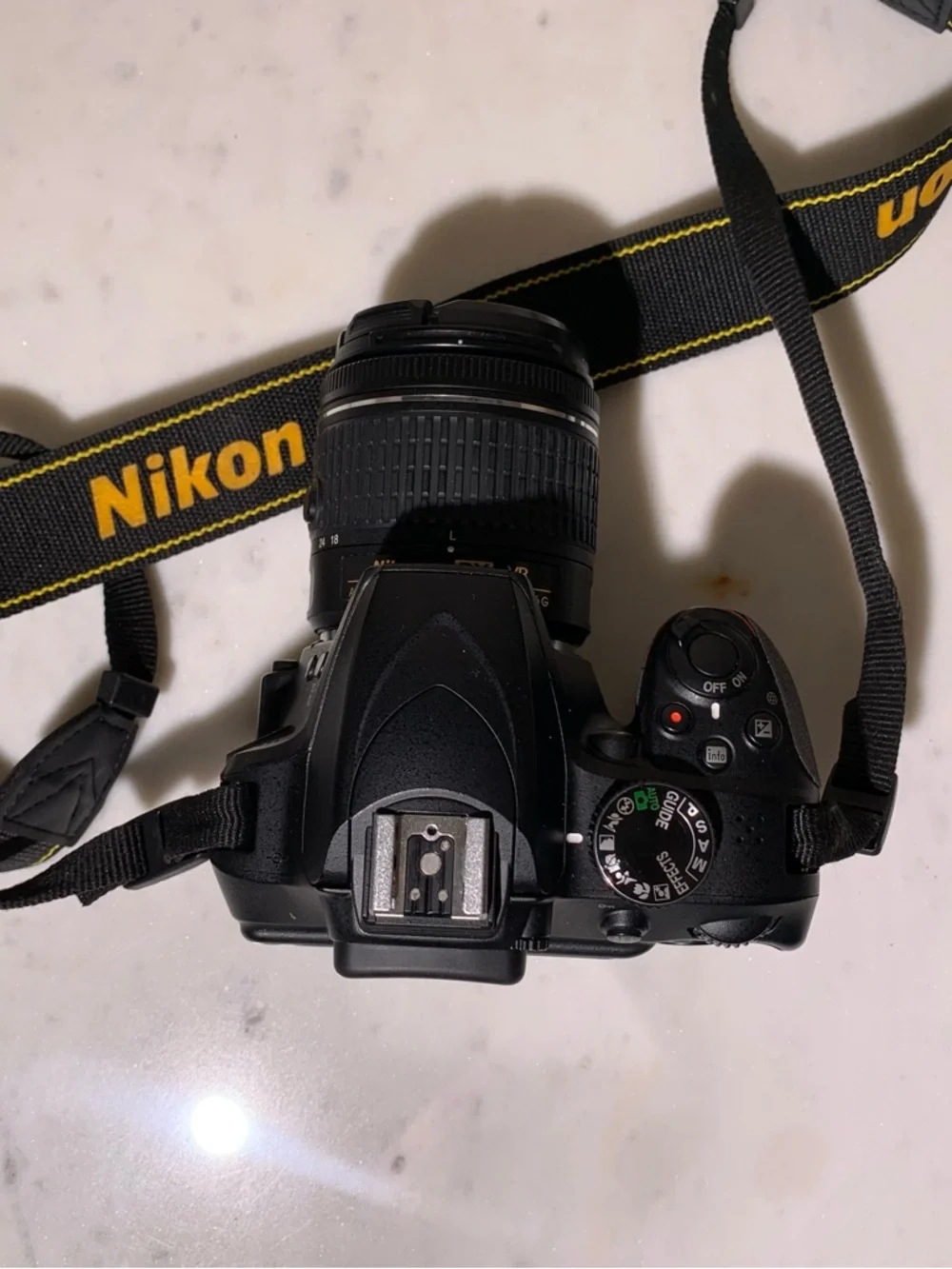 Nikon Black DSLR Camera with Two Zoom Lenses and Accessories